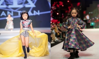 Những mẫu nhí 'tài không đợi tuổi' của showbiz Việt: Có bé 11 tuổi đã đi giày cao gót 'băng băng'