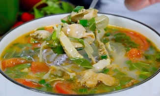 Cách nấu canh trai nấu chua, ngày mưa lạnh ăn cùng cơm nóng ngon miễn bàn