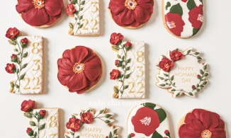 Cách làm bánh quy hạnh nhân hoa trà vừa đẹp mắt lại vừa ý nghĩa để tặng ngày 8/3