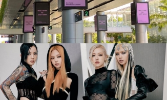Cuộc chiến 'Camp' vé, Sân bay Đà Nẵng được Custom tông hồng đen chuẩn không khí đu idol Blackpink