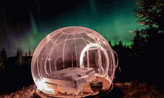 Khách sạn 5 triệu sao chỉ cần nằm trong phòng cũng cũng ngắm được Cực quang