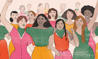 Phụ nữ chính là nước, mềm mại đây mà cũng có thể cứng rắn sắc lạnh như băng