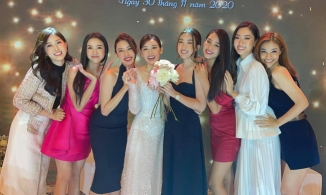 Dàn Hoa hậu, Á hậu xuất hiện cực lộng lẫy trong đám cưới Á hậu Tường San