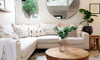 Phòng khách có đẹp trầm trồ hay không, một phần lớn dựa vào gương trang trí