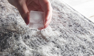 Loại bỏ vết lõm trên thảm trải sàn bằng nguyên liệu tủ lạnh nhà nào cũng có