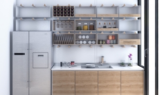 Kệ mở: Giải pháp lưu trữ vừa tiện ích vừa vô cùng đẹp mắt cho bếp nhỏ