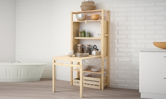 IVAR, chiếc tủ lưu trữ kết hợp bàn ăn hoàn hảo cho mọi phòng bếp nhỏ