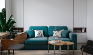 Căn hộ 47m² thiết kế thông minh cho gia đình 4 người thoải mái sinh hoạt