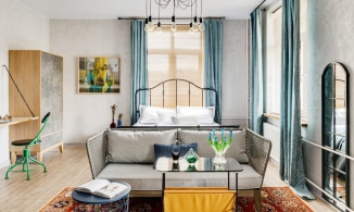 Căn hộ vỏn vẹn 36m² chật thì chật thật nhưng đẹp và chất thì không cần bàn