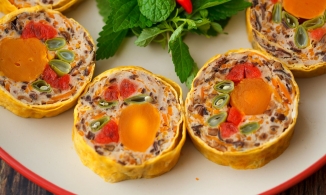 Cách làm giò hoa ngũ sắc thành công từ lần thử đầu tiên