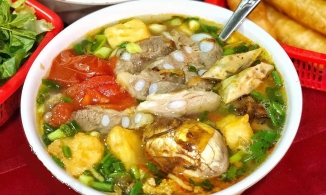 4 quán bún riêu cua bán tối cho những người hay đói đêm ở Hà Nội