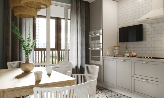 Căn hộ 60m² với logia thư giãn đáng mơ ước của cặp vợ chồng trẻ