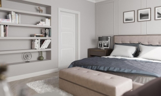 Căn hộ 60m² đẹp hài hòa với những gam màu trung tính của cặp vợ chồng son