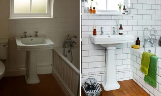 Màn cải tạo từ 'vịt con xấu xí' bỗng chốc hóa 'thiên nga' của phòng tắm cũ