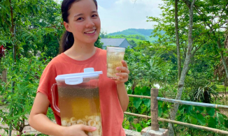 Hot mom Trang Moon chia sẻ cách làm trà vải hạt chia ngon 'ai uống cũng mê'