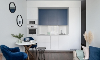 Phòng bếp nhỏ, phòng thay đồ lớn, mời bạn ghé thăm căn hộ 40m² của anh chàng độc thân sành điệu