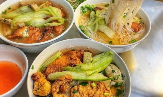 Bún cá cay, món ăn mang đậm hương vị đặc trưng của đất Cảng