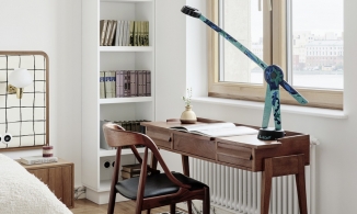 Căn hộ 49m² của chàng sinh viên thích dùng đá cẩm thạch để trang trí nhà