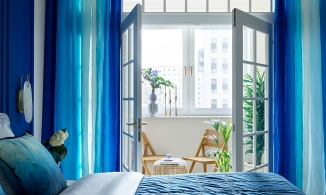 Căn hộ 86m² 3 phòng ngủ mang phong cách Địa Trung Hải của gia đình nhỏ