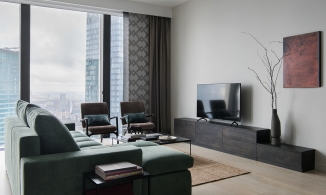 Căn hộ 110m² sang chảnh ở toà nhà chọc trời của quý ông độc thân