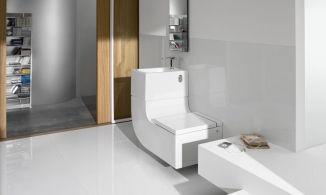 Bồn rửa tích hợp toilet: Món nội thất thông minh dành cho phòng tắm nhỏ