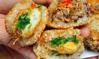 Tiệm xôi chiên giá chỉ 7 ngàn mà nhân đầy ắp, chất lượng ở Q.1, Sài Gòn