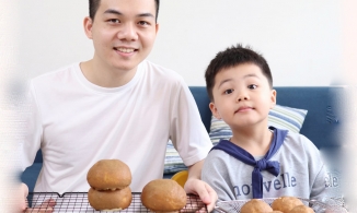 Bố Việt hướng dẫn cách làm bánh Papparoti bằng nồi chiên không dầu thơm nức, mềm mại