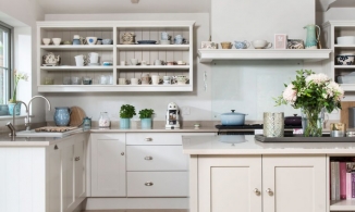 Kệ mở trong phòng bếp: Những ý tưởng thiết kế và bày trí gọn gàng, đẹp mắt