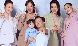 Đàm Thu Trang tái hợp hội bạn thân siêu mẫu nhưng Cường Đô La và Suchin chiếm trọn spotlight