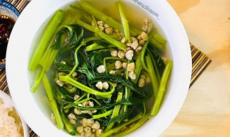 Cách nấu canh hến rau muống vừa ngon, vừa giải nhiệt ngày nóng ngay tức thì