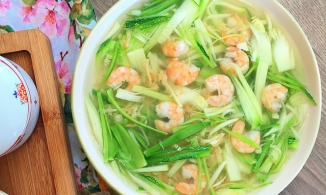 Cách làm canh bí ngòi nấu tôm ngọt tự nhiên, ngon chuẩn vị lại bổ dưỡng cho bữa cơm thêm tròn vị