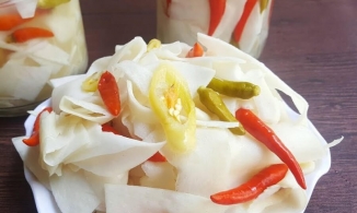 Cách làm măng ngâm mắm ớt giòn chua chua cay cay, ăn bún, ăn phở đều ngon gấp bội