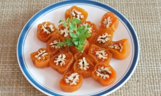 3 món ăn từ hồng dẻo ngon miệng, đẹp mắt để thực đơn của gia đình thêm phong phú