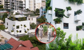 Cận cảnh biệt thự 100 tỷ được cho là Hiền Hồ và anh họ nương tựa cùng đi xem