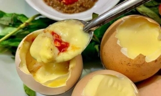 Trứng lưng chừng, món ăn đường phố rẻ mà đặc sản rất nên thử ở Quy Nhơn