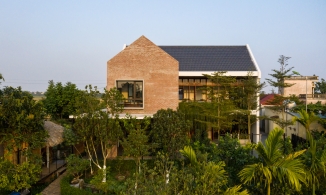 Thái Bình House: Ngôi nhà mang hơi hươm vùng quê Bắc Bộ pha lẫn nét hiện đại ấn tượng