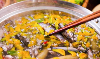 Lẩu cá linh bông điên điển, đặc sản tiêu biểu của mùa nước nổi miền Tây