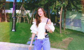 Nhan sắc xinh đẹp của hot girl bóng chuyền Đặng Thu Huyền