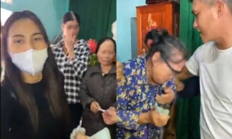 Hộ tống Thủy Tiên đi từ thiện, Công Vinh nhắc đi nhắc lại một câu gây chú ý