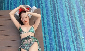 Lệ Quyên liên tục nhấn mạnh hai chữ 'cam thường' mỗi khi khoe thân hình U40