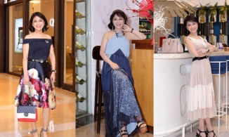 Đẳng cấp thời trang của mẹ chồng Diệp Lâm Anh: Xách túi hàng hiệu xịn hơn con dâu nổi tiếng