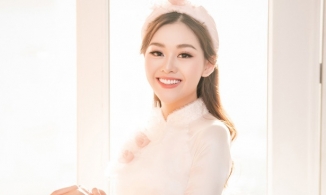 Á hậu Tường San đeo nhẫn kim cương khủng trong đám hỏi, quyết không lộ mặt chú rể