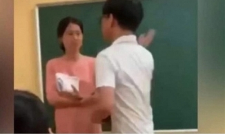 Clip nam sinh tát giáo viên xôn xao MXH là có thật tại Hà Nội