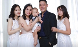 Hôn nhân thực sự của ông Tấn 'Hương vị tình thân' ngoài đời: Hạnh phúc viên mãn bên vợ đẹp kém 7 tuổi và 3 con