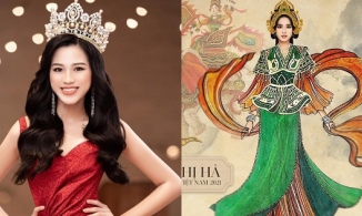 Hoa hậu Đỗ Thị Hà mang hình ảnh nữ tướng Bà Triệu đến Miss Word 2021