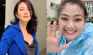 Ngọc Lan hết vai, rời đoàn phim Mặt nạ gương về Sài Gòn sau 5 tháng xa con