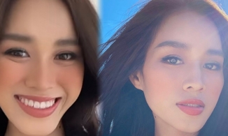 Đỗ Thị Hà đẹp nhưng mờ nhạt trong buổi chụp hình đầu tiên tại Miss Word 2021