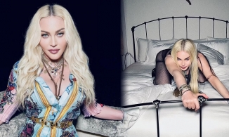 'Nữ hoàng nhạc Pop' 63 tuổi Madonna chụp ảnh trên giường như thời 20 tuổi