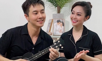 Vợ Đức Hiếu 'Phố trong làng' ghen vì chồng thân mật với bạn diễn Minh Thu