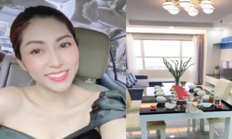 Vừa ly hôn tay trắng, Hoa hậu Đặng Thu Thảo đã tậu nhà mới khang trang
